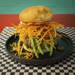foto de bocadillo de hamburguesa
