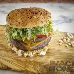 foto de bocadillo de hamburguesa