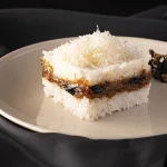 cuadrado de arroz con verdura