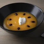 plato de crema de calabaza